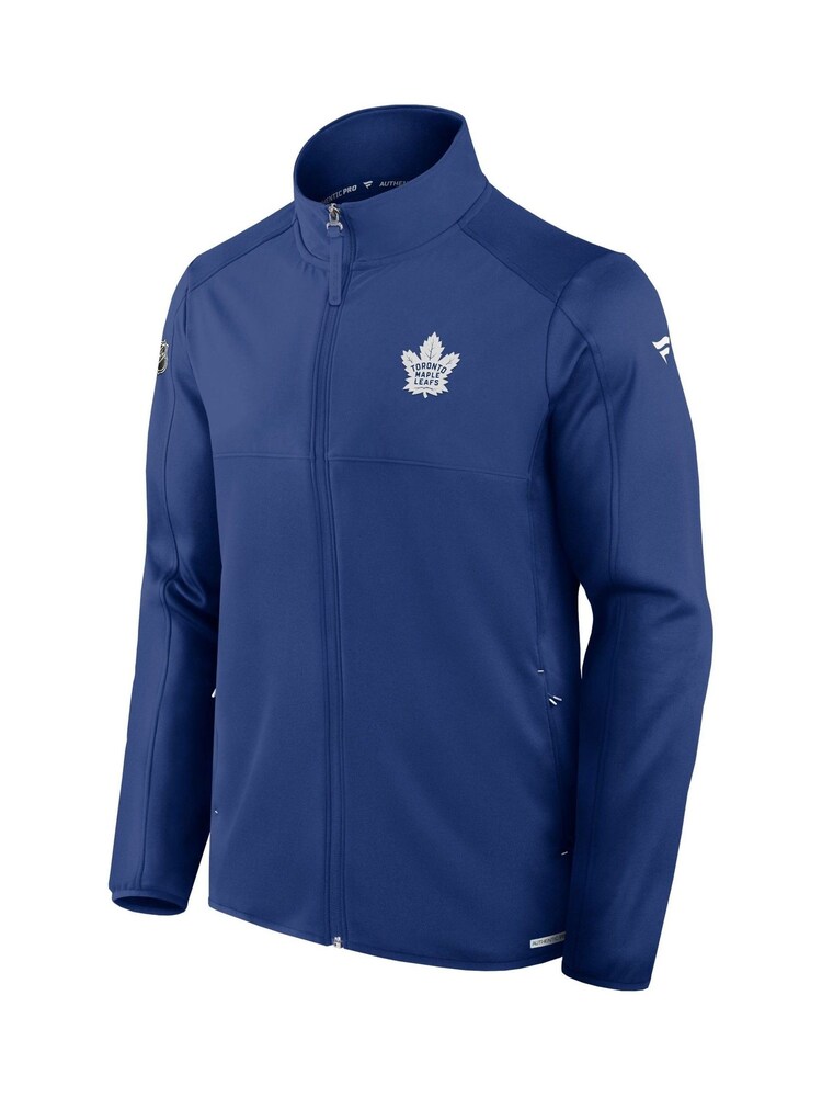Fanatics Blue NHL Toronto Maple Leafs Authentic Pro Rink Full-Zip Fleece Jacket - Image 2 of 3 Fanatics Blue NHL Toronto Maple Leafs Authentic Pro Rink Full-Zip Fleece Jacket - Image 2 of 3