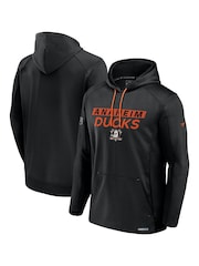 Fanatics NHL Anaheim Ducks Authentic Pro Rink Poly Fleece Pullover Black Hoodie - Image 1 of 3