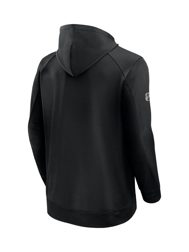 Fanatics NHL Anaheim Ducks Authentic Pro Rink Poly Fleece Pullover Black Hoodie - Image 3 of 3