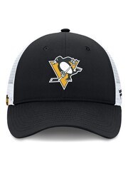 Fanatics NHL Pittsburgh Penguins Authentic Pro Rink Structured Adjustable Snapback Black Hat - Image 3 of 3