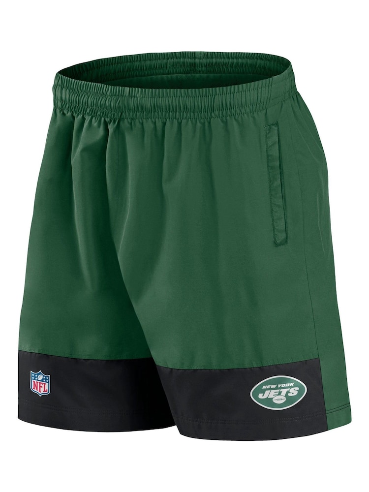 Fanatics Green NFL New York Jets Woven Shorts - Image 3 of 3