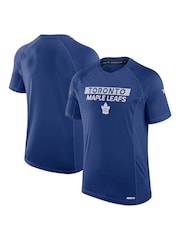 Fanatics Blue NHL Toronto Maple Leafs Authentic Pro Rink Tech Short Sleeve T-Shirt - Image 1 of 3