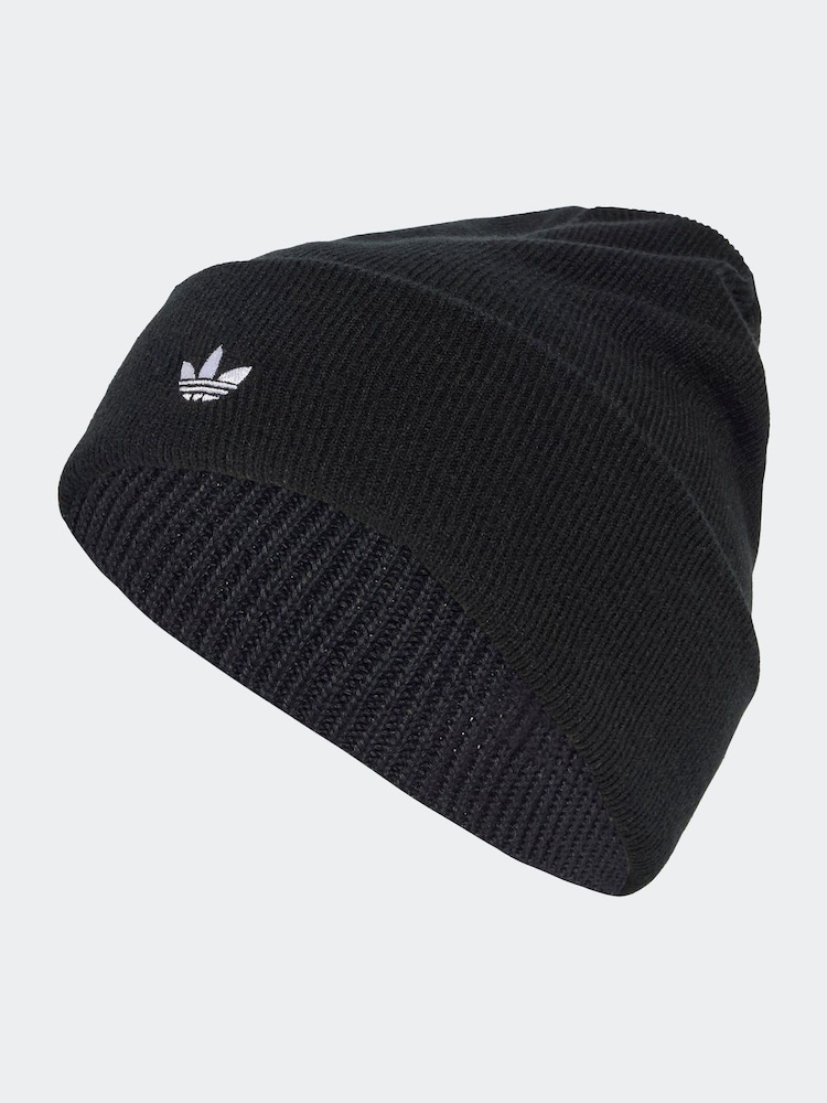 adidas Originals Black Adicolor Cuff Hat - Image 1 of 4