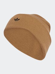 adidas Originals Brown Adicolor Cuff Hat - Image 1 of 4