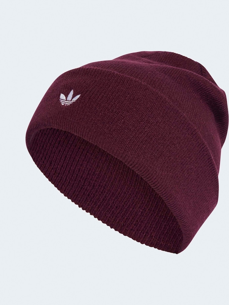adidas Originals Red Adicolor Cuff Hat - Image 1 of 4 adidas Originals Red Adicolor Cuff Hat - Image 1 of 4
