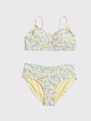 Floral Print Ruched Front Bikini - Image 1 of 2