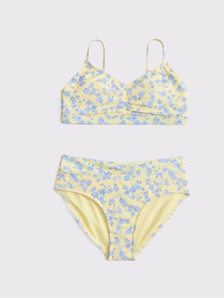 Floral Print Ruched Front Bikini - Image 1 of 2
