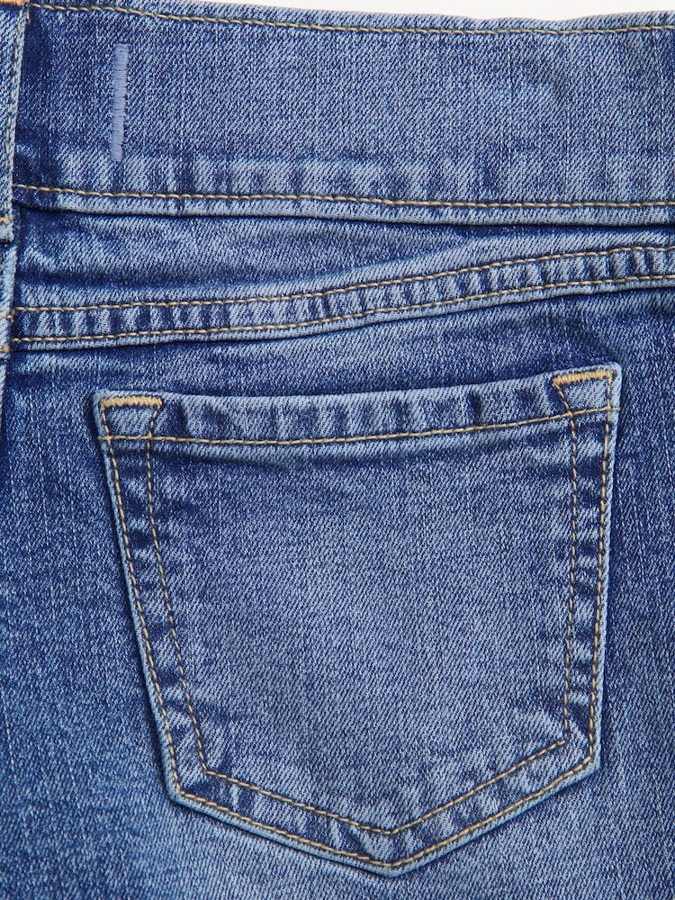 Medium Wash Low Rise Denim Shorts - Image 3 of 3