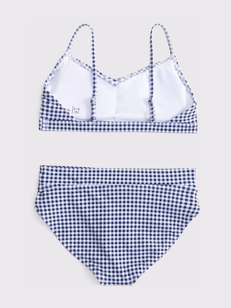 Gingham Print Ruched Front Bikini - Image 2 of 3