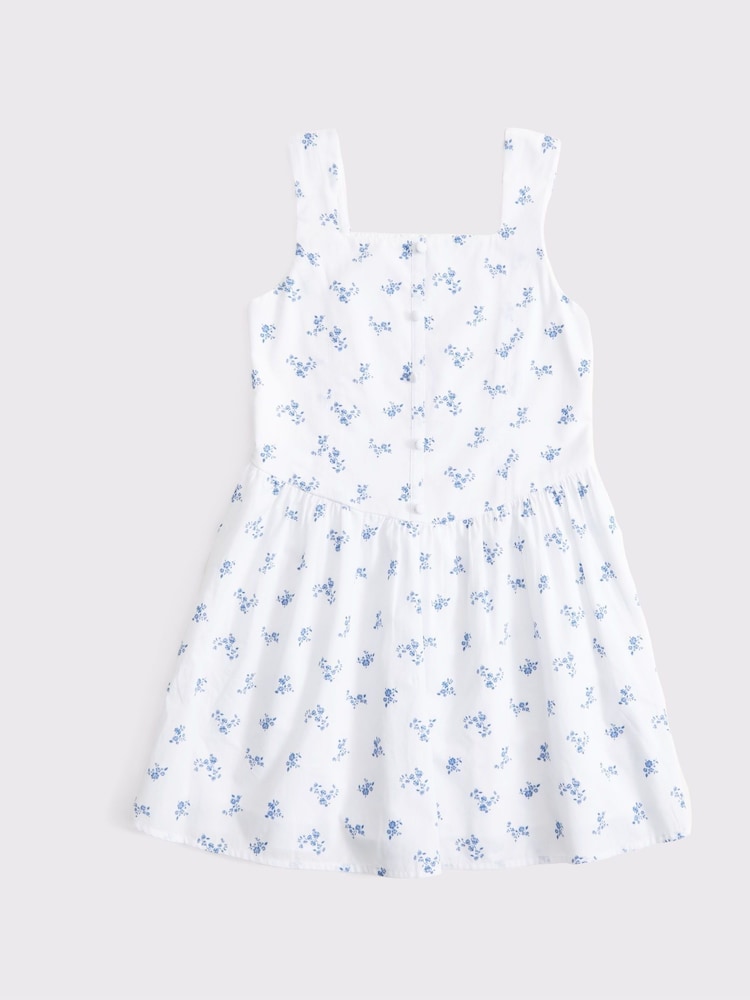 Structured Poplin Sleeveless Mini Dress - Image 1 of 1