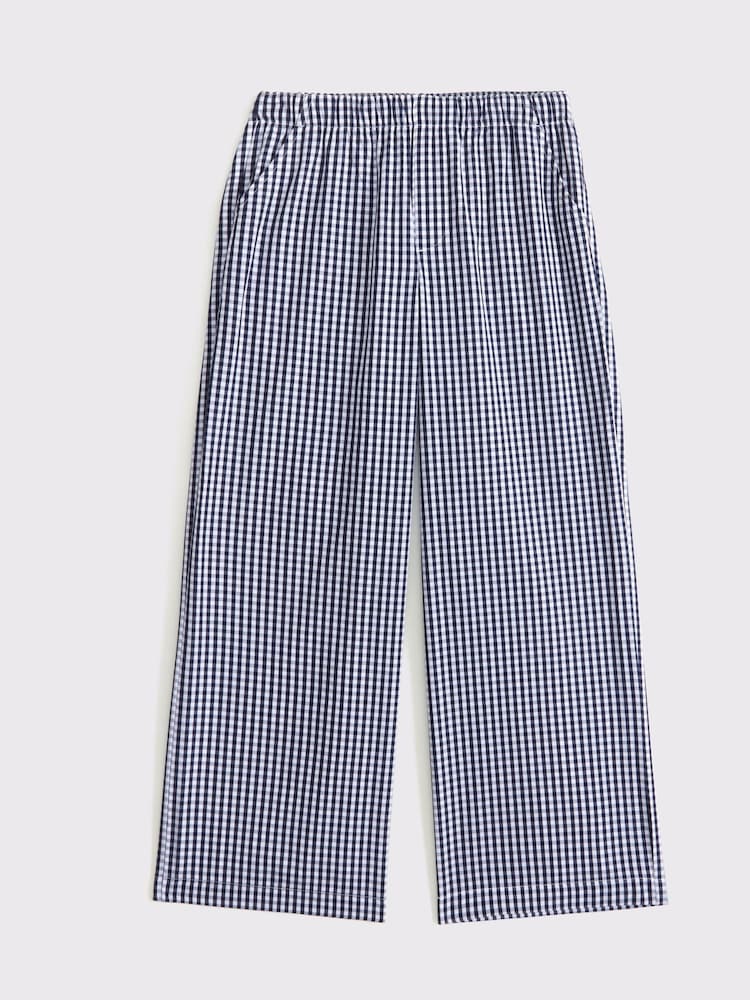 Poplin Gingham Pull On Trousers - Image 1 of 2