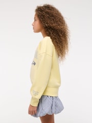 Off Shoulder Graphic Jersey Sweatshirt - Image 5 of 8