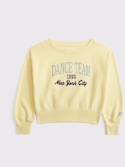 Off Shoulder Graphic Jersey Sweatshirt - Image 7 of 8