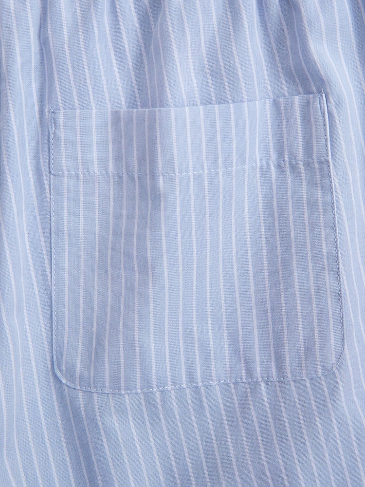 Pantaloni din Poplin Pinstripe Pull On - Imaginea 3 din 3