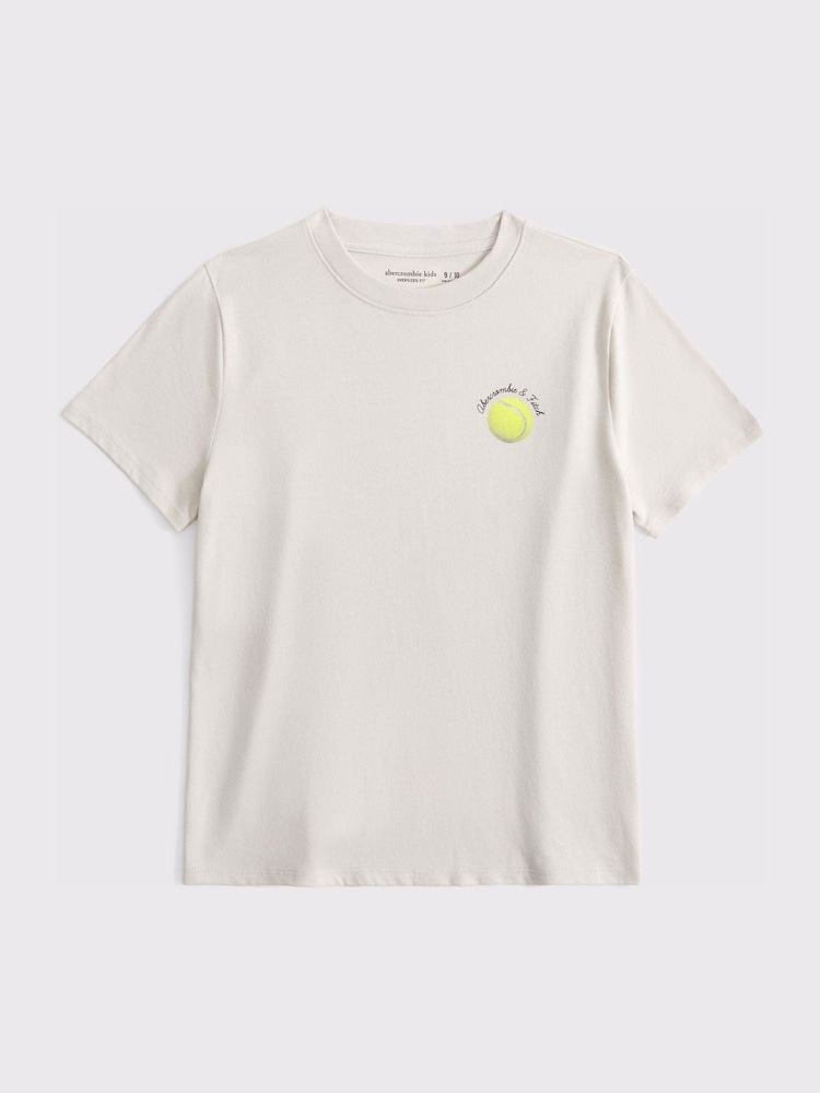 Off White - تيشِرت بكُم قصير بطبعة رياضية جرافيك في الخلف - صورة 1 من 2