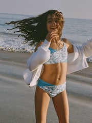 Floral Print Bikini With Wrap Detail - Image 1 of 4