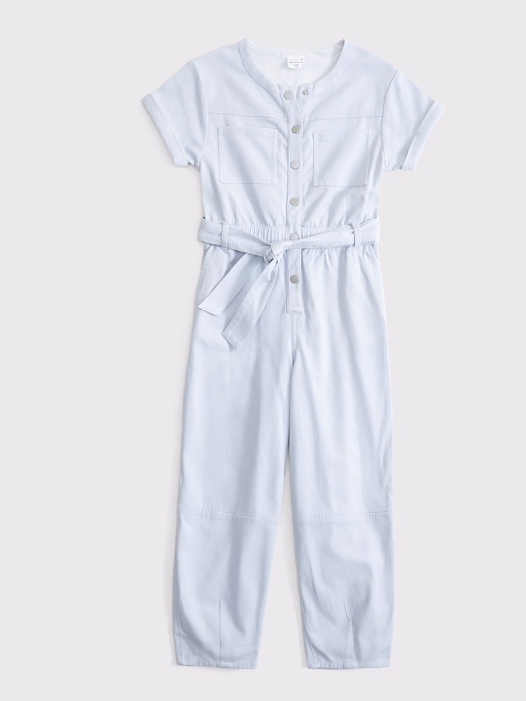 Utility Pocket Jumpsuit With Tie Belt Detail - صورة 1 من 1