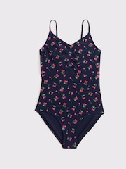 Cherry Print Cut Out Swimsuit - Image 1 of 1