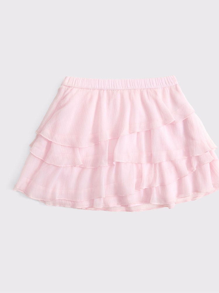 Ruffle Rara Chiffon Mini Skirt - Image 1 of 3