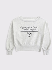 Off Shoulder Graphic Jersey Sweatshirt - Image 1 of 1