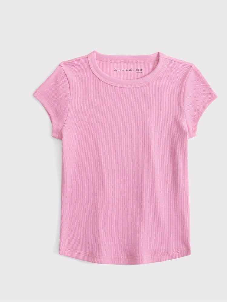 Abercrombie & Fitch Basic Short Sleeve Baby Tee T-Shirt - Imagen 1 de 1