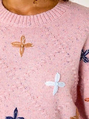 Roman Pink Crafted Diamond Detail Jumper - Image 5 of 5