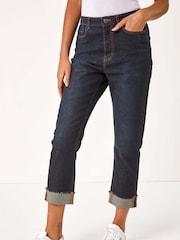 Roman Slim Leg Turn Up Stretch Jeans - Bild 4 von 5