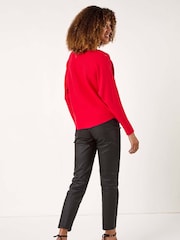 Roman Red Aryglle Embellished Knit Jumper - Image 3 of 5
