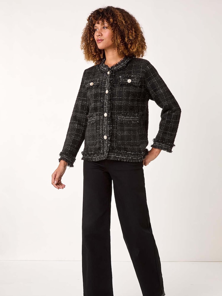 Roman Textured Button Cardigan - Imagen 2 de 5 Roman Textured Button Cardigan - Imagen 2 de 5