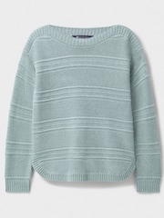 Crew Clothing Green Crew Clothing Company Blue Tali Jumper - Image 5 of 5