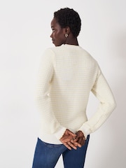 Galben - Crew Clothing Tanni Stitch Pulover - Imaginea 2 din 5