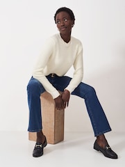 Galben - Crew Clothing Tanni Stitch Pulover - Imaginea 3 din 5