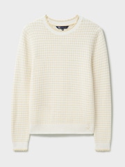 Galben - Crew Clothing Tanni Stitch Pulover - Imaginea 5 din 5