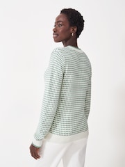 Crew Clothing Green Tanni Stitch Jumper - Image 2 of 5