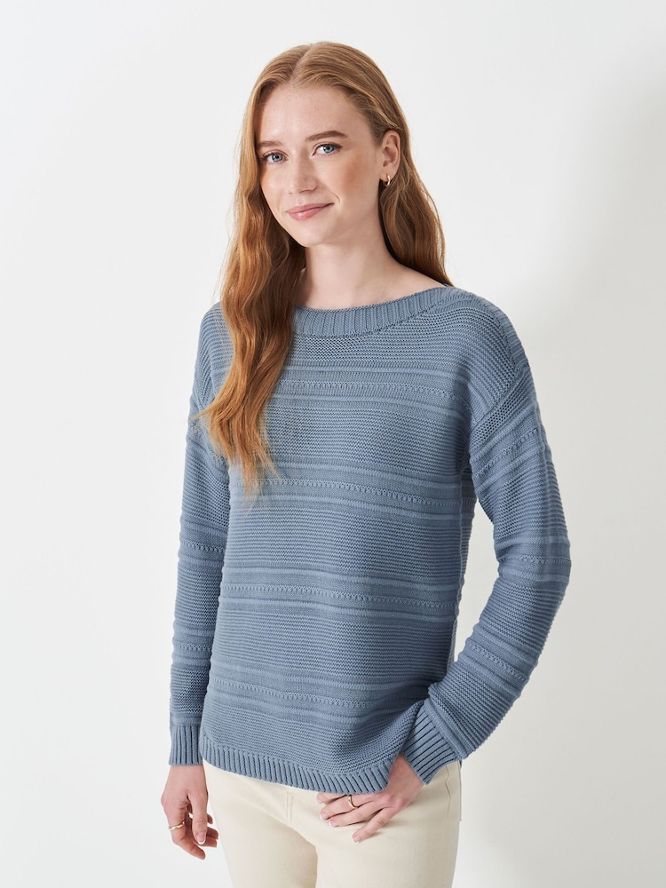 Crew Clothing Blue Crew Clothing Company Blue Tali Jumper - Image 1 of 5