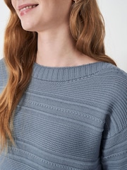 Crew Clothing Blue Crew Clothing Company Blue Tali Jumper - Image 4 of 5