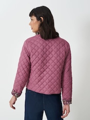 Crew Clothing Company Pink Quilted 100% Cotton. Jacket - Image 6 of 9