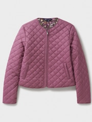 Crew Clothing Company Pink Quilted 100% Cotton. Jacket - Image 9 of 9