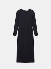 Mint Velvet Black Structured Midi Dress - Image 6 of 7