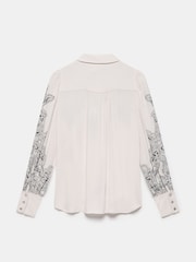 Mint Velvet Cream Western Print Shirt - Image 7 of 7