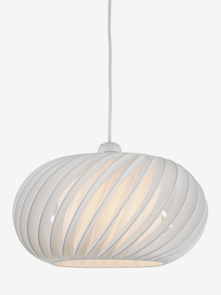 Dar Lighting White Easy Fit Explorer Pendant Ceiling Light - Image 2 of 3