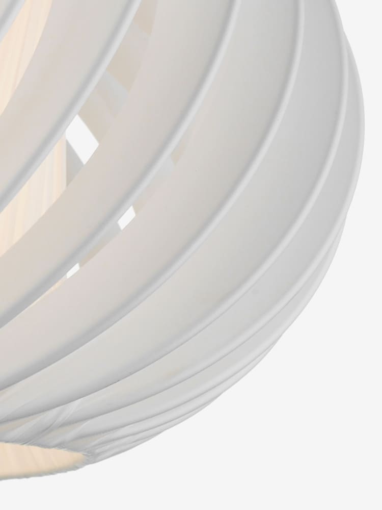 Dar Lighting White Easy Fit Explorer Pendant Ceiling Light - Image 3 of 3 Dar Lighting White Easy Fit Explorer Pendant Ceiling Light - Image 3 of 3