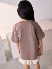 Brown Sports Oversized Graphic Print T-Shirt (3-16yrs) - Image 2 of 9