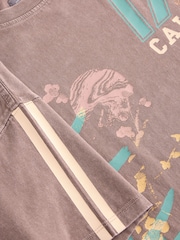 Brown Sports Oversized Graphic Print T-Shirt (3-16yrs) - Image 9 of 9