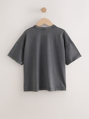 Grey Celestial Oversized Graphic Print T-Shirt (3-16yrs) - Image 5 of 7