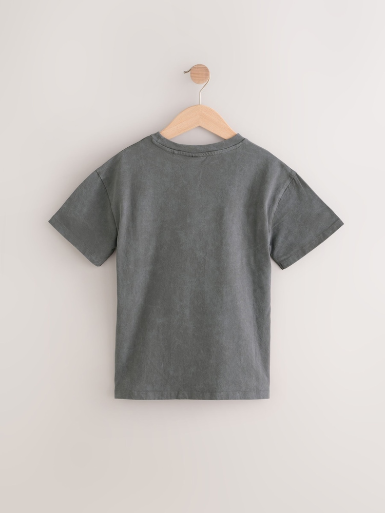 Charcoal Grey Powerpuff Girls Oversized License 100% Cotton T-Shirt (3-16yrs) - Image 3 of 6