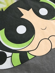 Charcoal Grey Powerpuff Girls Oversized License 100% Cotton T-Shirt (3-16yrs) - Image 5 of 5