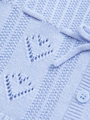 Abercrombie & Fitch Heart Stitch Square Neck Knitted Jumper With Tie Detail - Image 2 of 2