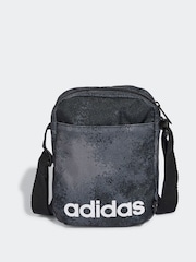 adidas Grey Linear Camo Graphic Print Organizer Bag - Image 1 of 6