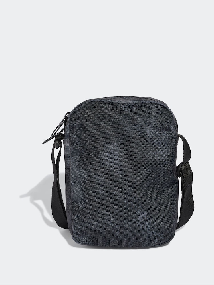 adidas Grey Linear Camo Graphic Print Organizer Bag - Image 2 of 6